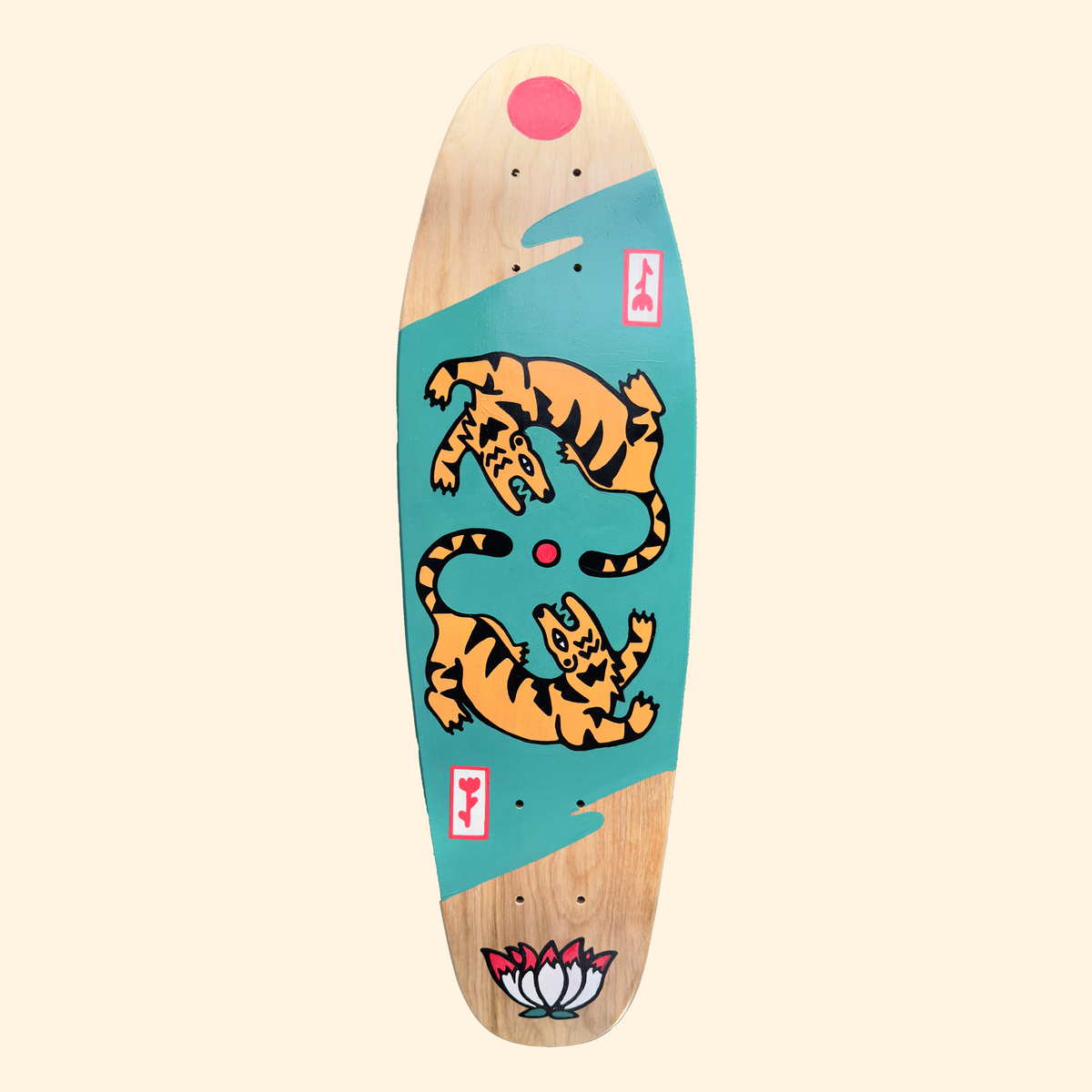 Easy Tiger - Hand Painted Skate Deck – Is This Real Life?