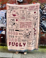 The Good, The Bad & The Fugly - Large Woven Throw (PRE ORDER)