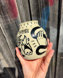 Hold Your Nerve - Handmade One Of A Kind Vase