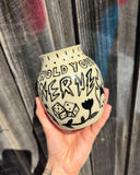 Hold Your Nerve - Handmade One Of A Kind Vase