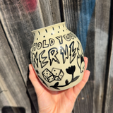 Hold Your Nerve - Handmade One Of A Kind Vase