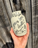 Give ‘Em Hell! - Handmade One Of A Kind Vase