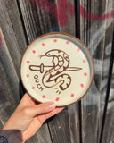 Ouch! - Handmade One Of A Kind Decorative Side Plate