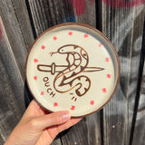 Ouch! - Handmade One Of A Kind Decorative Side Plate