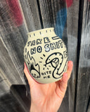 Hold Your Nerve - Handmade One Of A Kind Vase
