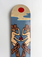 Where’s The Fire? - Hand Painted Skateboard Deck