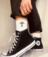 Cry Baby - Embroidered Socks