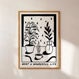 Wonderful Life - A4 Art Print